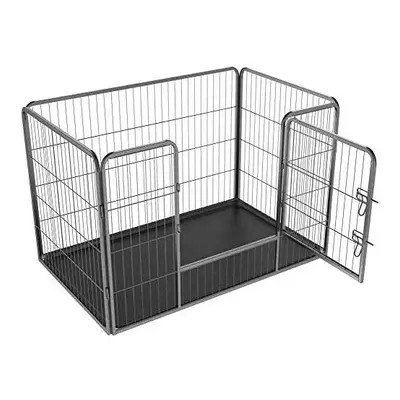 (Heavy Duty Whelping Pen XL) Puppy Play Pen Puppies Dog Cartes Cages Whelping Pen With Tray Trai