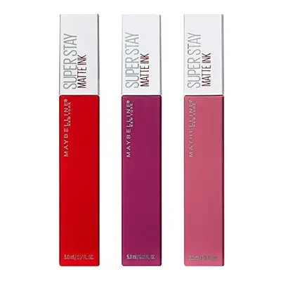 Maybelline Superstay Matte Ink Liquid Lipstick Piece Gift Set