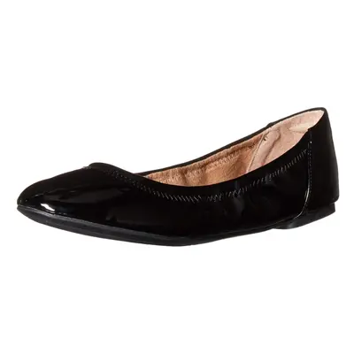 Amazon Essentials Women's Belice Ballet Flat Black Patent Wide