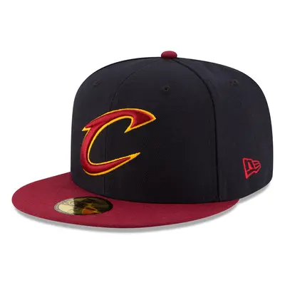 NBA Cleveland Cavaliers Men's 2-Tone 59FIFTY Fitted Cap Navy 5/8