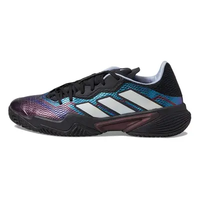 adidas Men's Barricade Tennis Shoe Black/White/Blue Dawn