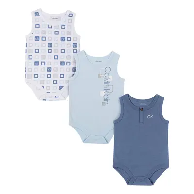 Calvin Klein Boys' Pieces Pack Bodysuit Ventana Blue/Silver Sand