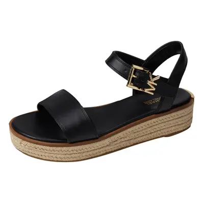 Michael Michael Kors Women's Richie Espadrille Wedge Sandals Black M