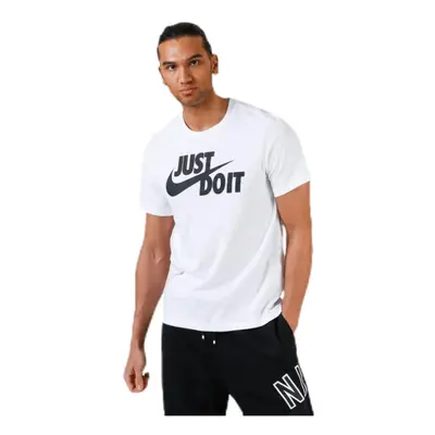 Nike Men's Sportswear Tee Just Do It Swoosh White/Black XX-Large