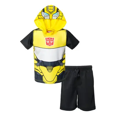 Transformers Bumblebee Toddler Boys Athletic Graphic T-Shirt Mesh Shor