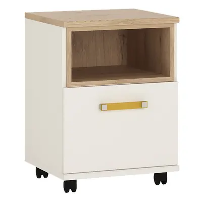 4 KIDS Door Mobile Desk with Orange Handles