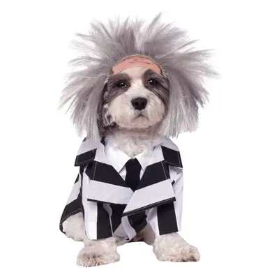 Official Rubie's Beetlejuice Halloween Pet Dog Costume, Size Small