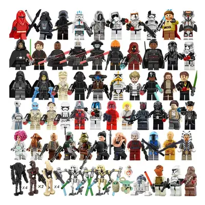 (68pcs-A) Star Wars Minifigures Model Building Block Figure Toy Kids Toy Gift Fit Lego