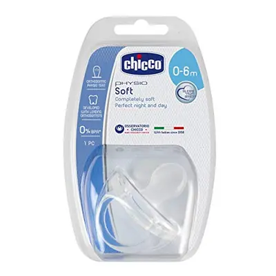 Chicco "Physio Soft" Teat, 6m+, Silicone, Piece, Neutral, Green