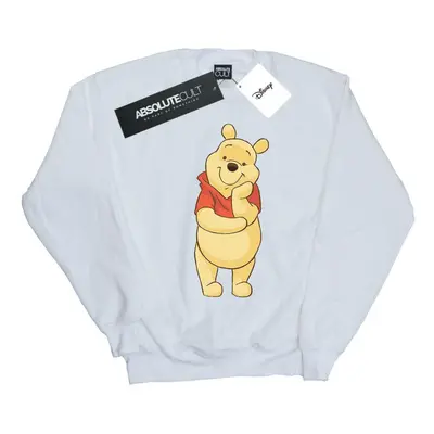 (4XL, White) Disney Mens Winnie The Pooh Cute Sweatshirt