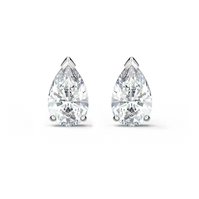 Swarovski Attract Pear Shaped Stud Pierced Earrings with clear crystal