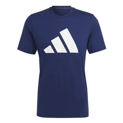 adidas Men's Training Essentials Feel Ready Logo T-Shirt Dark Blue/Bl