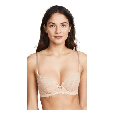 Calvin Klein Women's Seductive Comfort Unlined Lace Bra Bare 34B