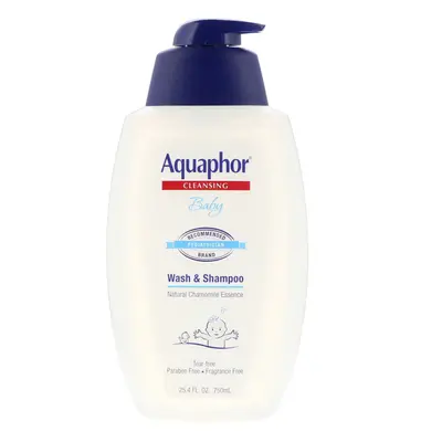 Aquaphor, Baby, Wash & Shampoo, Fragrance Free, 25.4 fl oz (750 ml)