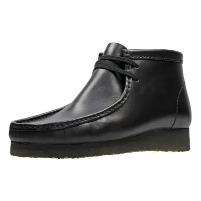 Clarks Men's Wallabee Boot Chukka Black Leather