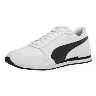 PUMA mens St Runner Sneaker White/Black 9.5 Women Men US