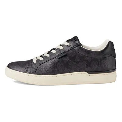 Coach Women's Lowline Coated Canvas Sneaker Charcoal/Black