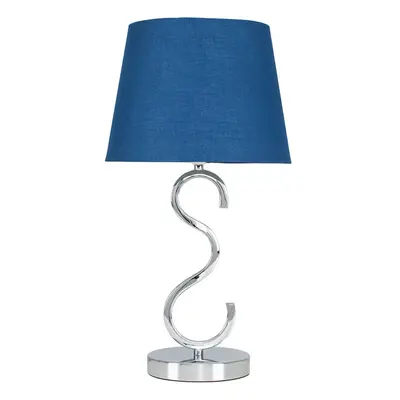 Cabonna Silver Table Lamp Touch On/Off