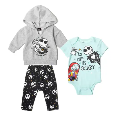 Disney Nightmare Before Christmas Newborn Baby Boy or Girl Fleece Hood