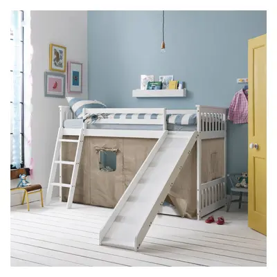 Canvas Playent for Tuva Low Bunk Bed with Bunk Slide in Natural