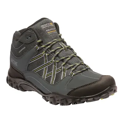 (11 UK, Briar/Lime Punch) Regatta Mens Edgepoint Mid Waterproof Hiking Shoes