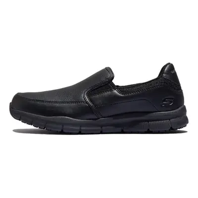 Skechers Mens NampaGroton Food Service Shoe Black Wide