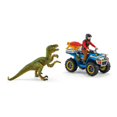 Schleich Quad escape from Velociraptor dinosaurs play set