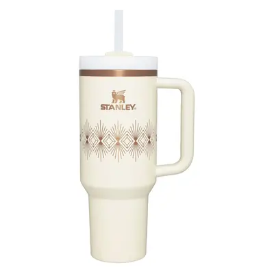 STANLEY Quencher H2.O FlowState Tumbler oz Cream Gloss Deco