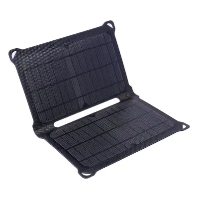 Foldable Solar Charger Waterproof ETFE Monoctrystalline Solar Panel Dual USB Ports Outdoor Campi