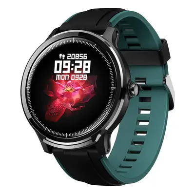 (Green) 1.3 inch Full Touch Screen Heart Rate Blood Oxygen Monitor Customized Watch Face Multi-s