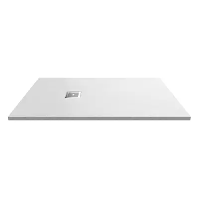 1400mm x 900mm Premium Slimline Rectangular Shower Tray - Slate White