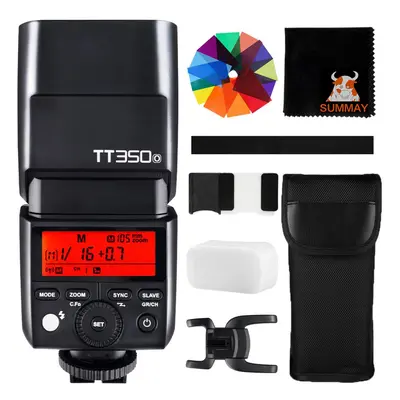 GODOX TT350O TTL Camera Flash GN36 1/8000s HSS Mini Flash Speedlight f