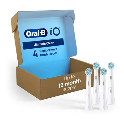 Oral-B iO Ultimate Clean Replacement Brush Heads White Count