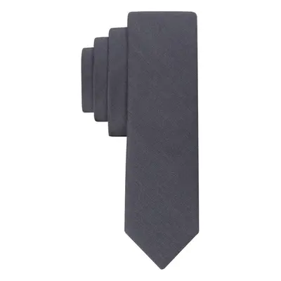 Calvin Klein Men's X Liquid Luxe Solid Tie Accessory charcoal Regula