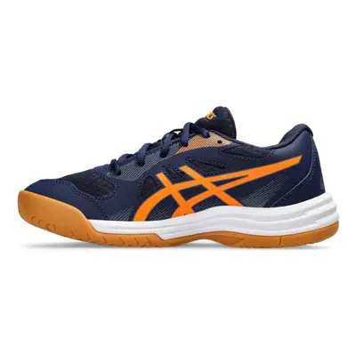 ASICS Kid's Upcourt Grade School Court Shoes Peacoat/Shocking Or