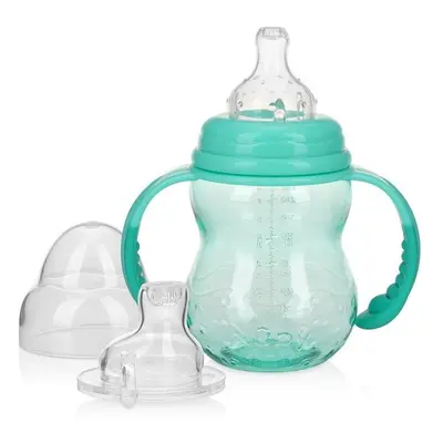 DDI Nuby? Wide Neck Non-Drip Bottle w/Handles - oz Aqua Stage Case of