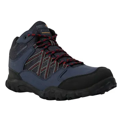 (9 UK, Navy/Rio Red) Regatta Mens Edgepoint Mid Waterproof Hiking Shoes