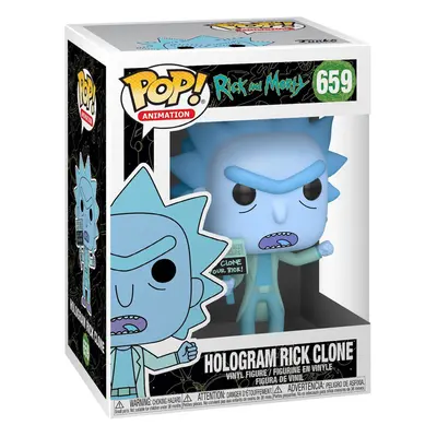 Funko Pop! Vinyl Rick & Morty Hologram Rick Clone