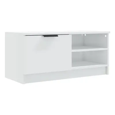 (high gloss white, 1) vidaXL 1/2x TV Cabinet Engineered Wood Media Unit HiFi Cabinet Multi Colou