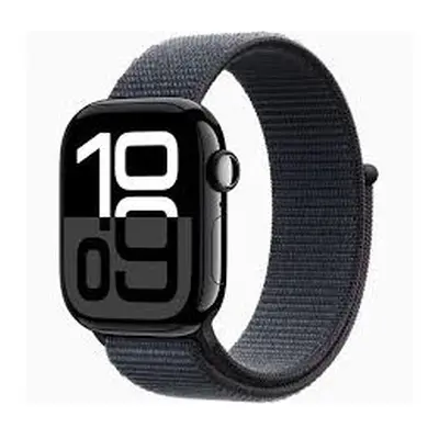 APPLE WATCH SERIES 46MM JET BLACK ALUMINIUM CASE WITH BLACK SPORT BAND S/M GPS MWWP3QC/A