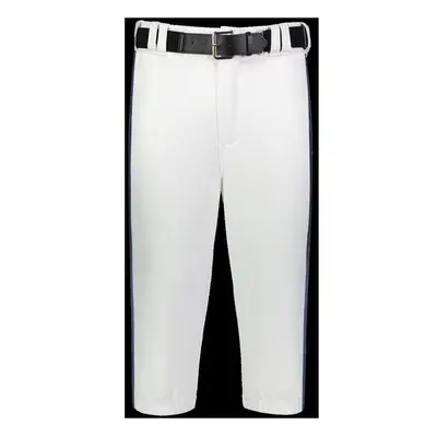 Russell R21LGB.WNA.M Youth Piped Diamond Series 2.0 Knicker Pant, White & Navy - Medium