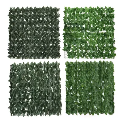 (Sweet potato leaves) 1x1M Artificial Faux Ivy Leaf Privacy Fence Screen Hedge Decor Panels Home