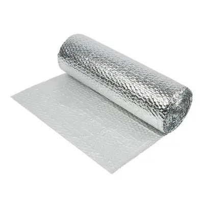 Yuzet Silver Multi-purpose Double Aluminium Bubble Insulation Foil. Loft, Wall, Home, Caravan, A