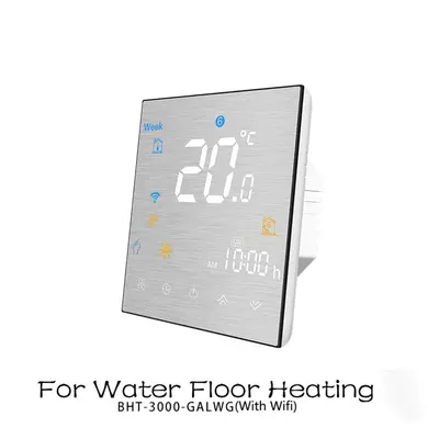 (BHT-3000-GALW) WiFi Smart Thermostat Temperature Controller for Water/Electric Floor Heating Wa