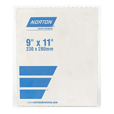 Norton in. x in. W grit Aluminum Oxide Sandpaper pk