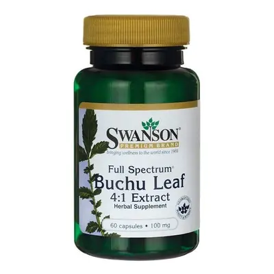 Swanson Full Spectrum Buchu Leaf 4:1 Extract, 100mg - caps