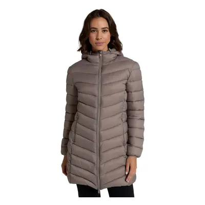 (12 UK, Taupe) Animal Womens/Ladies Frankie Longline Padded Jacket