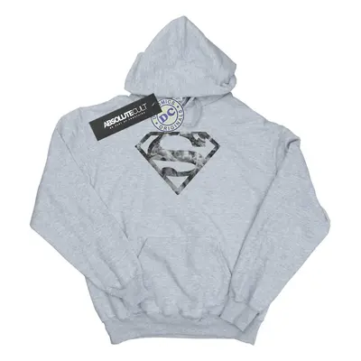 (XXL, Sports Grey) DC Comics Mens Superman Marble Logo Hoodie