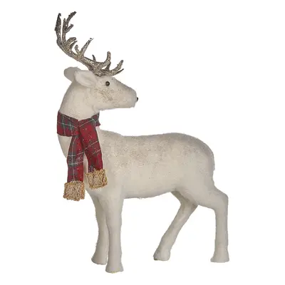 Decorative Figurine Reindeer cm White MUSTOLA