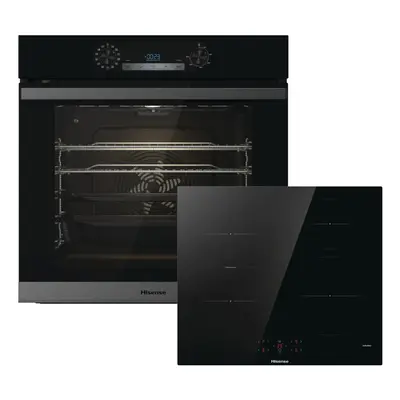 Hisense BI60651HIBUK Built In Electric Single Oven and Induction Hob Pack - A+ Rated